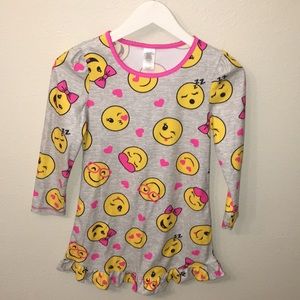 Emoji Nightgown Long Sleeve